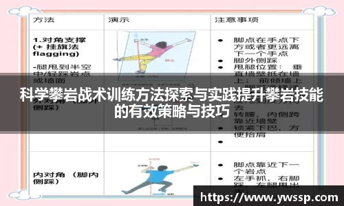 科学攀岩战术训练方法探索与实践提升攀岩技能的有效策略与技巧