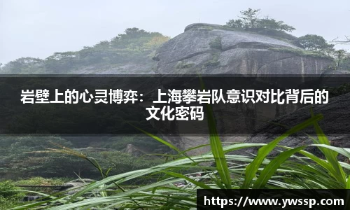 岩壁上的心灵博弈：上海攀岩队意识对比背后的文化密码