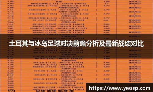 土耳其与冰岛足球对决前瞻分析及最新战绩对比