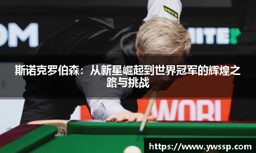斯诺克罗伯森：从新星崛起到世界冠军的辉煌之路与挑战